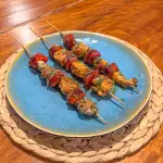 Brochetas de pollo