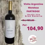 Vinho Argentino Mendoza PARTRIDGE