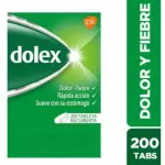 DOLEX 500 MG 200 TABLETAS