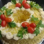 TORTA FRIA DE LEGUMES SOB ENCOMENDA