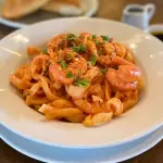 Fettuccine Alfredo alla Gamberetto