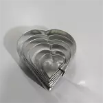 Cortador de Corazon 6pzas