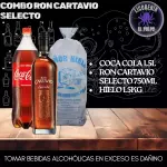 Cartavio Selecto+Coca Cola1.5L+Hielo