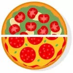 Pizza Família 2 Sabores