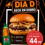 2 Deck Crispy + Guaraná 1L