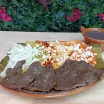 Cecina con Enchiladas (Orden).