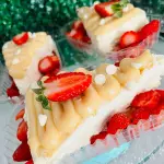Torta holandesa ninho com morango