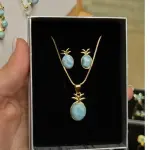 Set de Piñas en Larimar
