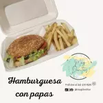 Combo hamburguesa hawaiana