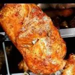 MEIO FRANGO ASSADO NA BRASA