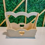 Cesta Coração MDF - COD: 24685
