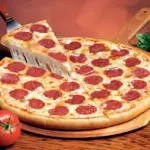 Pizza CALABRESA COM MUSSARELA