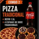 Combo pizza Trad. + Coca + Esfihas