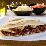 407 - Crepe Carne de Sol e Catupiry