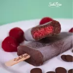 Chocolate com recheio de morango