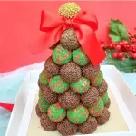 Árvore de Natal de brigadeiros