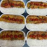Panquecas de brócolis e tomate seco