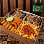 Caixa Box Bacon + Grátis Refri 1lt