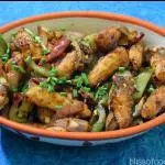 Garlic baby corn