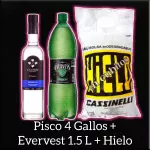 Combo Pisco 4 Gallos