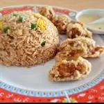 Chicharrón de Pollo con Chaufa