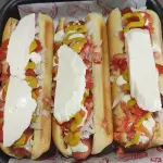 3 HOT DOGS SENCILLOS X 90