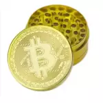 Dichavador de Metal Bitcoin 50mm
