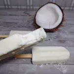 Picolé sabor coco