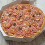 Pizza de presunto