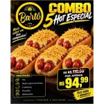 combo 5 hot dog especial