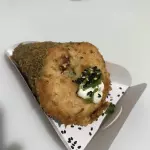 Temaki de salmão frito