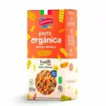 Fideos fusilli kale y morrón org