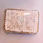 Tres leches en bandeja