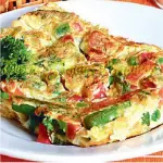 TORTILLA CON VERDURAS