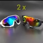 Gafas ciclismo filtro uv vi amplia