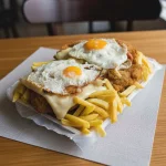 Milanesa a caballo XXL