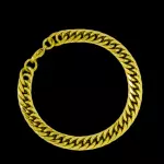 9mm Gold Cuban Bracelet
