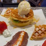 Wafle co helado