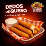 Dedos de queso mozzarella