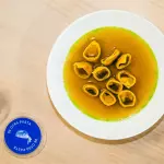Ravioli de guanciale con mantequila