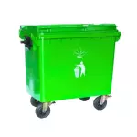 Contenedor de Basura Verde 660L 175G