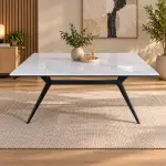 Mesa Oslo Neolith 200x100cm Blanca