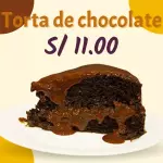 Torta de chocolate (porción)