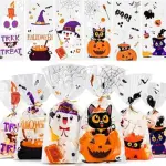 Bolsas Halloween c/amarre pack12u 4