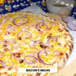 Milho e bacon