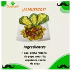 Cool chino relleno de papa amarilla