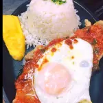 Bistec a caballo +bebida