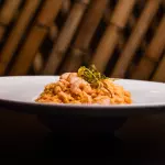 Risoto de camarão