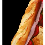 Baguette Jamón y queso