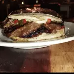 Arepa burger